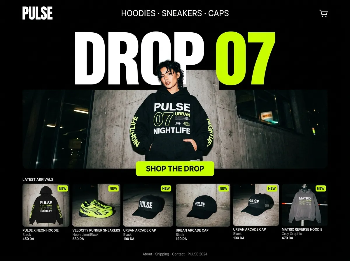 Pulse Kllix storefront theme for Streetwear